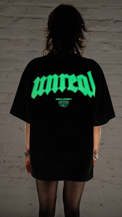 Unreal GLOW IN THE DARK LOGO-SHIRT 48hrs limited