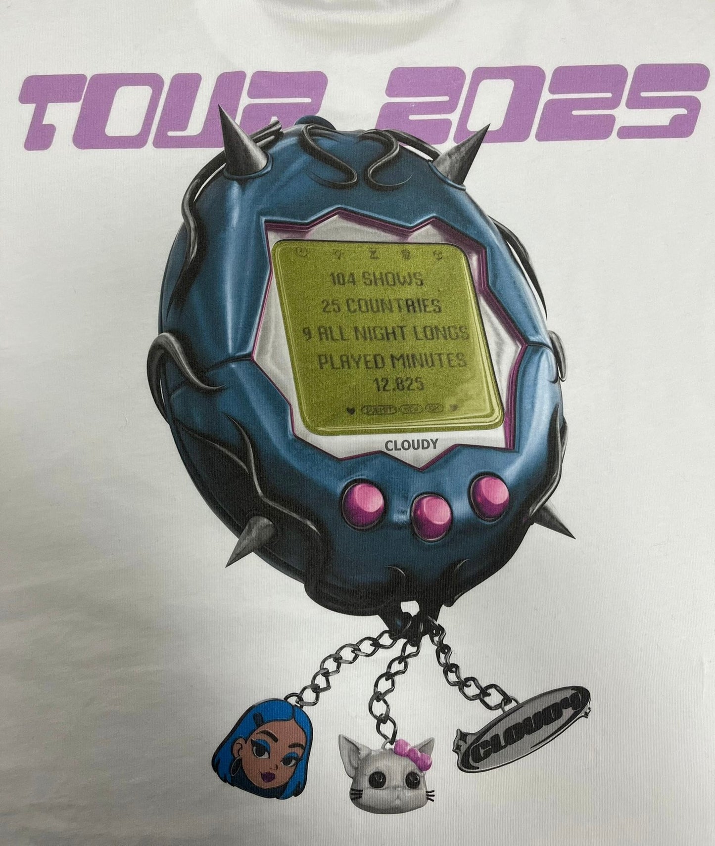 Cloudy End of 2025 Tour-Shirt